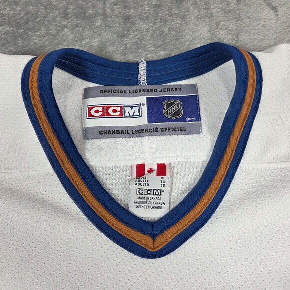 Vintage Washington Capitals Jersey Mens XL White Screaming Eagle NHL 90s CCM - Picture 3 of 11